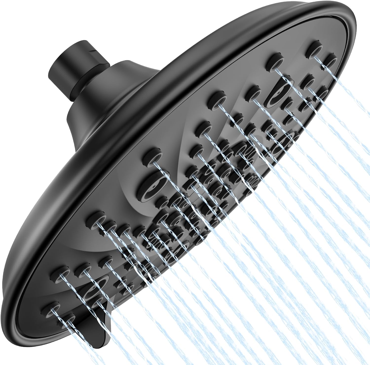 Ryamen Filtered Shower head, Rain Shower Head with Filter, High Pressure Shower Filter Head for Hard Water, 99% REMOVAL for Chlorine, Heavy Metals, Improves Skin & Hair (Filtered, Brushed Nickel S6)