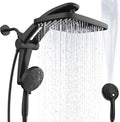 Rain Shower Head with filtered Handheld High Pressure rainfall Shower Heads with Handheld Spray Combo Adjustable one-piece stand daul shower head Built-in Magnetic Docking and Power Jets